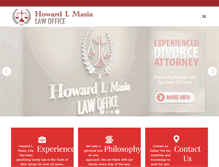 Tablet Screenshot of njdivorcelawyerhowardmasia.com
